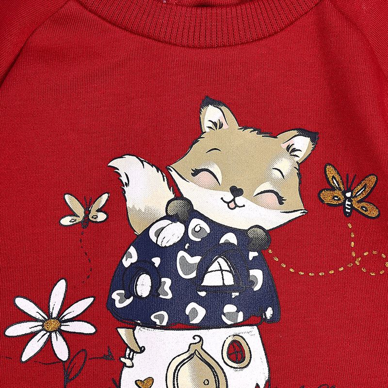 Sweatshirt - Leggings Set  With Print (2Pc) image number null